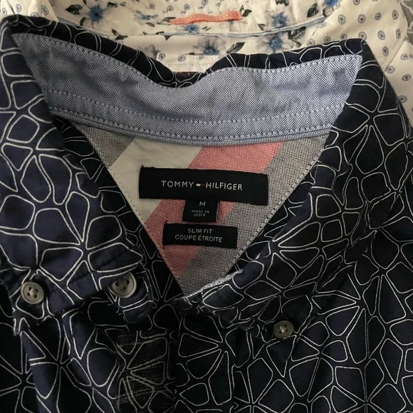 6 bundle LOT mens M button down shirts. - Picture 5 of 12